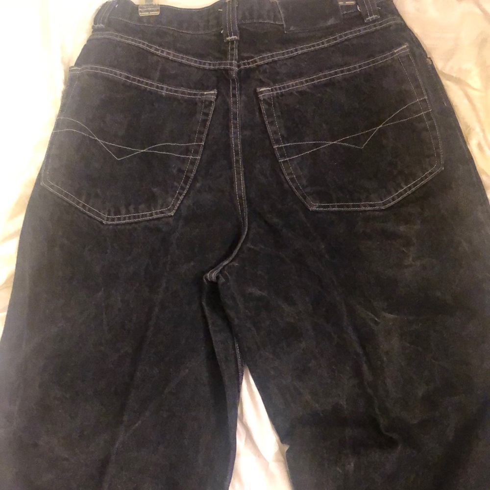 Anchor Blue Beyond Baggy Black Jeans